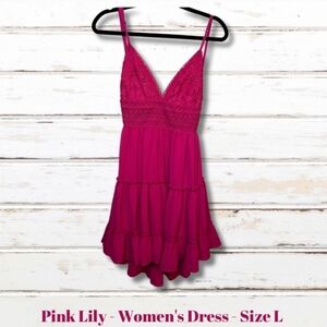 NWT Pink Lily Large Women's Dress